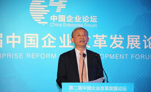 國務院國資委副秘書長、新聞發(fā)言人彭華崗主持論壇。