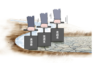 用水&ldquo;三高&rdquo;將遼河攔腰截?cái)? /></a>
<p>用水“三高”將遼河攔腰截?cái)啵瑢?dǎo)致中游河段斷流20年之久。治理遼河生態(tài)，“三高”問題亟待解決。</p>
<div   id=